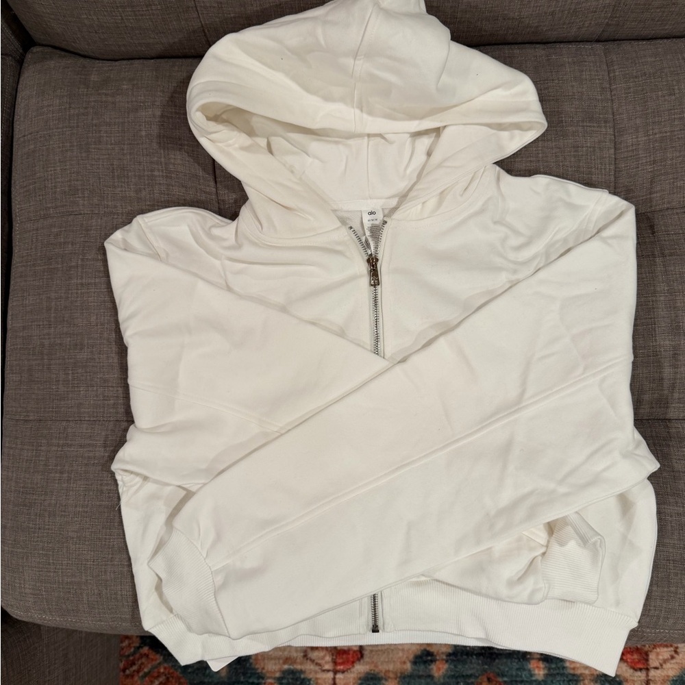 Alo Yoga Sweet Escape Zip-up Hooded Sweatshirt